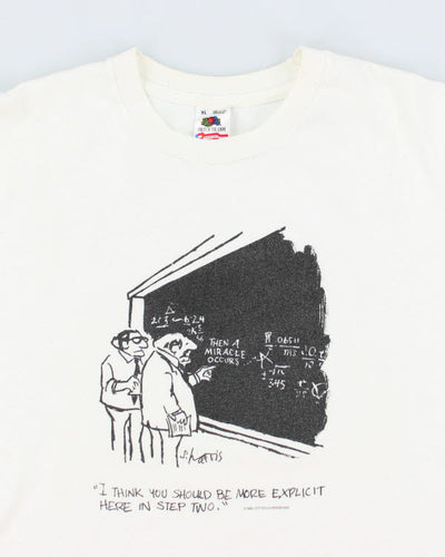 Vintage 80s Single Stitch Graphic T-shirt - XL
