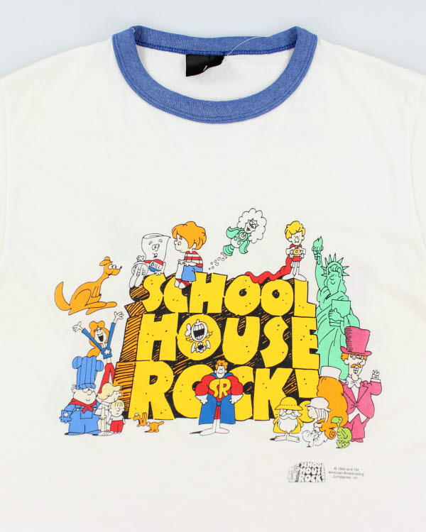Vintage 90s School House Rock T-shirt - L