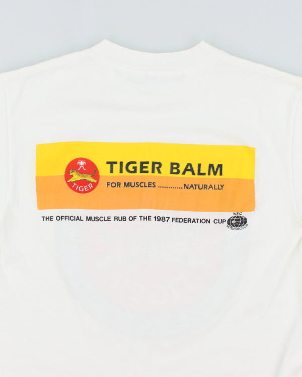 Vintage 80s Tiger Balm T-shirt - M