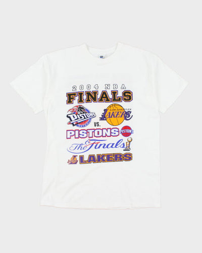 Y2k 00s 2004 NBA Finals T-shirt - L