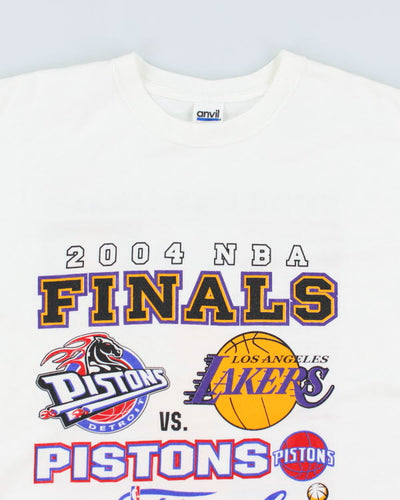 Y2k 00s 2004 NBA Finals T-shirt - L