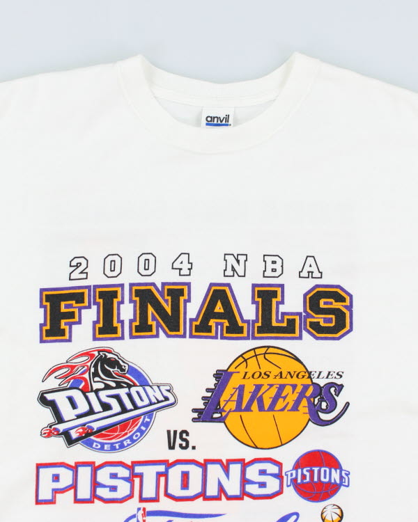 Y2k 00s 2004 NBA Finals T-shirt - L