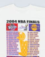Y2k 00s 2004 NBA Finals T-shirt - L