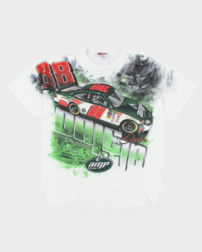 Vintage Dale Jr. Racing All Over Print T-shirt - L
