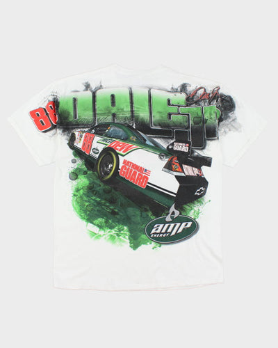 Vintage Dale Jr. Racing All Over Print T-shirt - L