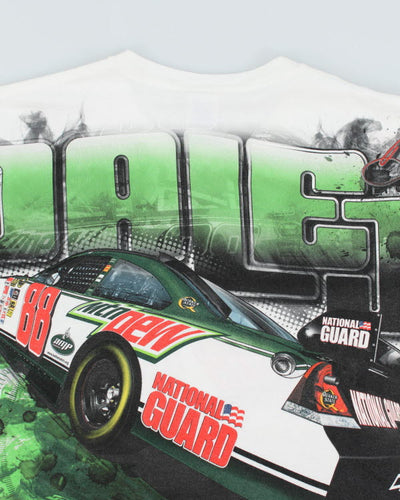 Vintage Dale Jr. Racing All Over Print T-shirt - L