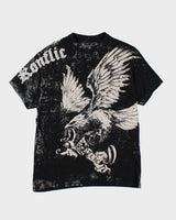 Y2k 00s Konflic Eagle T-shirt - XL