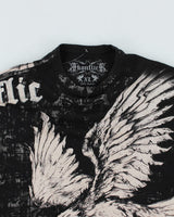 Y2k 00s Konflic Eagle T-shirt - XL