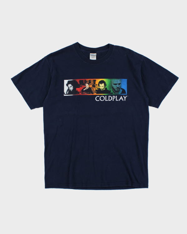 Vintage 2000's Coldplay Band T-Shirt - L