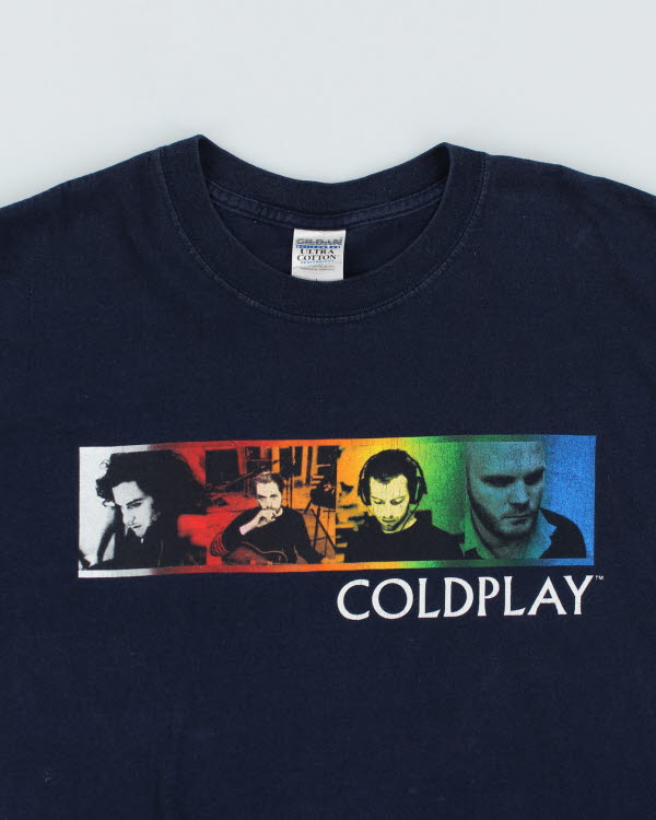 Vintage 2000's Coldplay Band T-Shirt - L