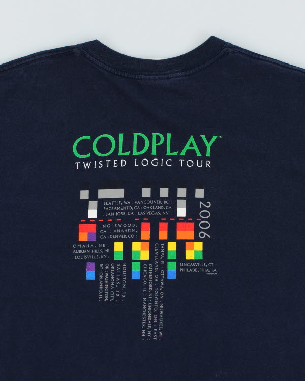 Vintage 2000's Coldplay Band T-Shirt - L
