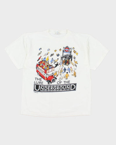Vintage 80's London Underground T-Shirt - XL