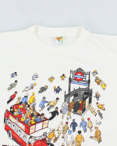 Vintage 80's London Underground T-Shirt - XL