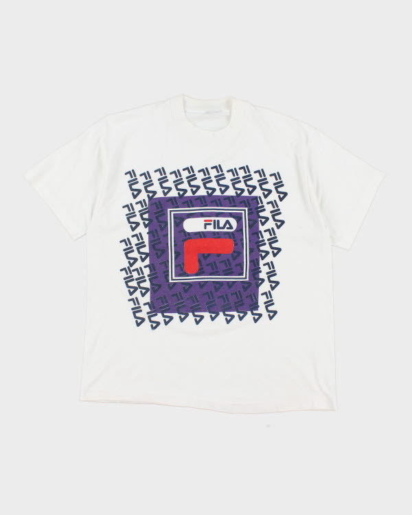 Vintage 90's Single Stitch Fila T-Shirt - L