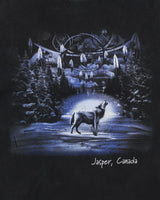 Vintage 90's Howling Wolf T-Shirt - M