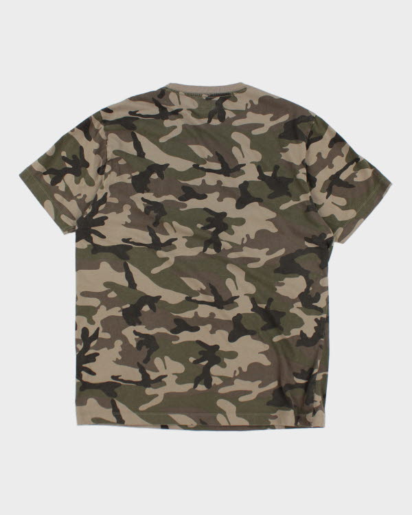 Vintage Y2K True Religion Camouflage T-Shirt - L