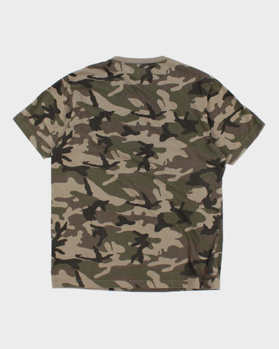 Vintage Y2K True Religion Camouflage T-Shirt - L