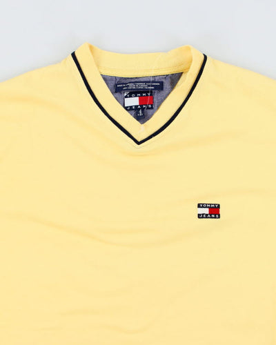 Vintage Y2K Tommy Jeans V Neck T-Shirt - L