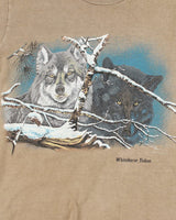 Vintage 90's Single Stitch Wolf T-Shirt - S