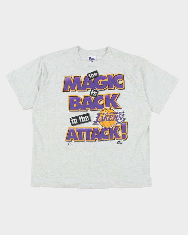 Vintage 90's Lakers Magic Johnson NBA T-Shirt - XL