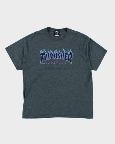 Thrasher Magazine Blue Flame T-Shirt - XL