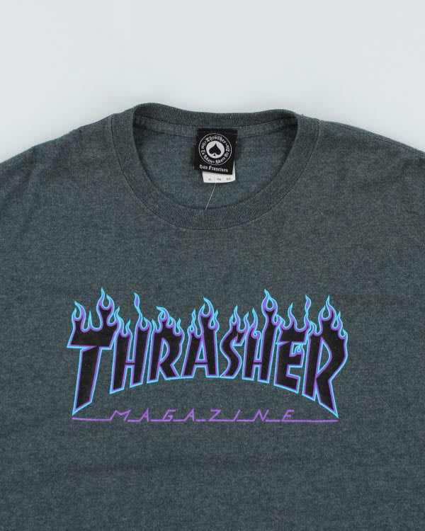Thrasher Magazine Blue Flame T-Shirt - XL