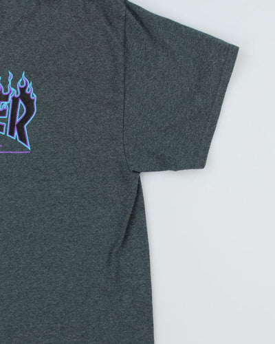 Thrasher Magazine Blue Flame T-Shirt - XL