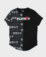Vintage Y2K Playboy Two Tone Graphic T-Shirt - L
