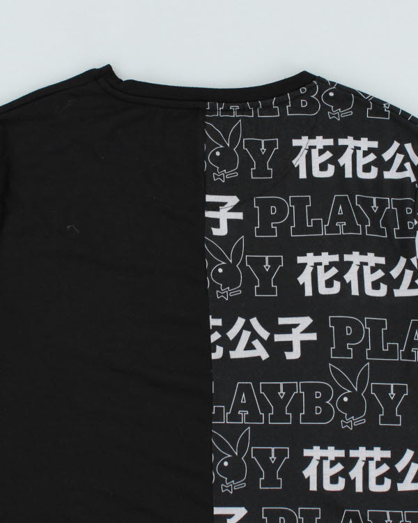 Vintage Y2K Playboy Two Tone Graphic T-Shirt - L