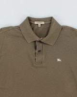 Burberry Khaki Polo Shirt - M