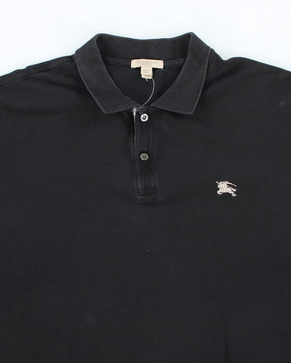 Burberry Black Polo Shirt - XXL