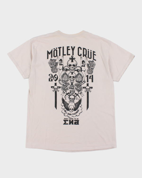 Motley Crue 2017 Final Tour Band T-Shirt - L