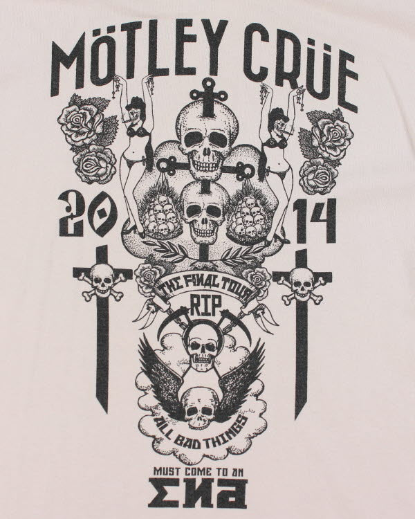Motley Crue 2017 Final Tour Band T-Shirt - L