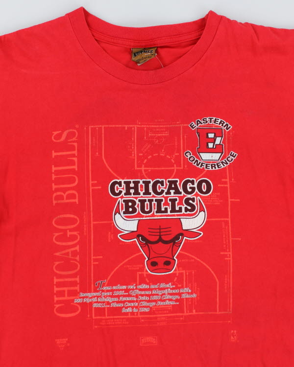 Vintage 90's Single Stitch Chicago Bulls T-Shirt - L