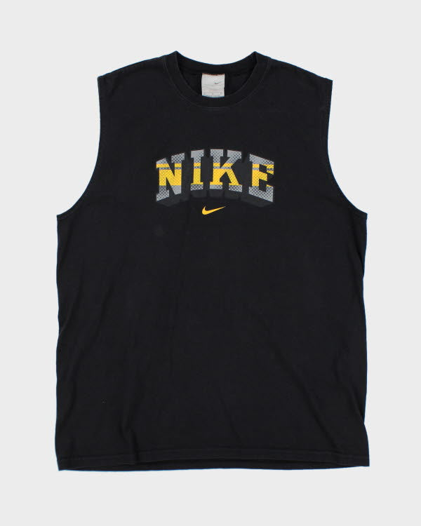 Vintage Y2K Nike Textured Logo Vest - L