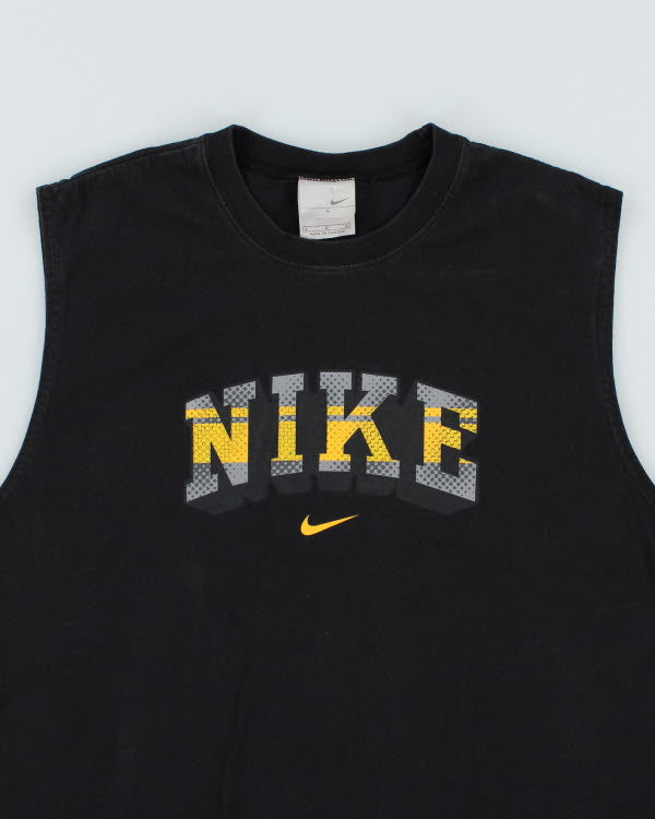 Vintage Y2K Nike Textured Logo Vest - L