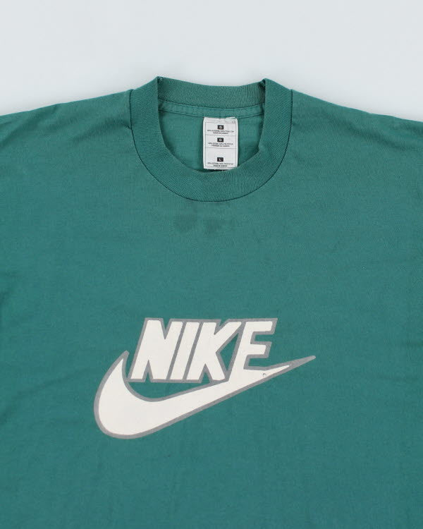 Vintage 90's Single Stitch Nike Logo T-Shirt - L
