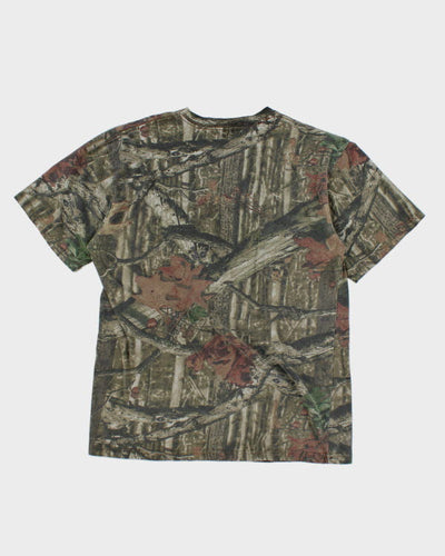 Vintage Y2K Real Tree Camo T-Shirt - L
