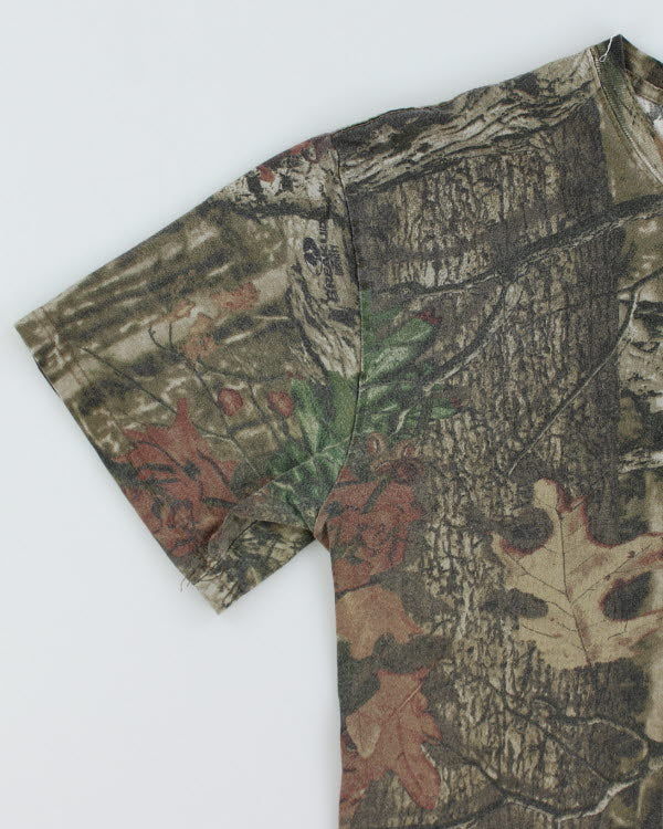 Vintage Y2K Real Tree Camo T-Shirt - L