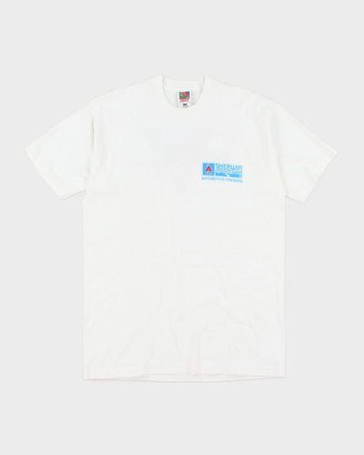 Vintage 90's Single Stitch Racing Car T-Shirt - L