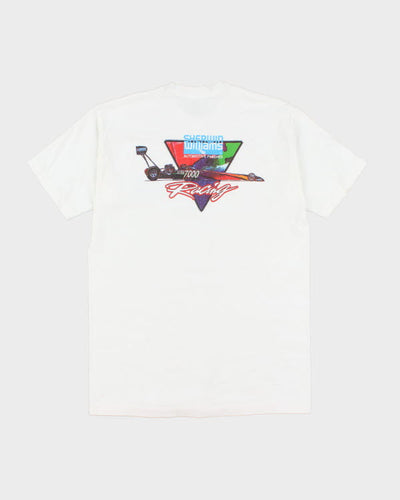 Vintage 90's Single Stitch Racing Car T-Shirt - L