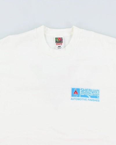 Vintage 90's Single Stitch Racing Car T-Shirt - L