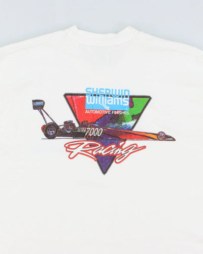 Vintage 90's Single Stitch Racing Car T-Shirt - L