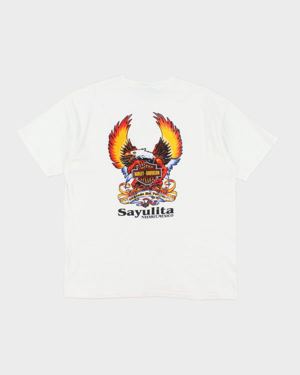 Vintage Harley Davidson Mexico Biker T-Shirt - XL