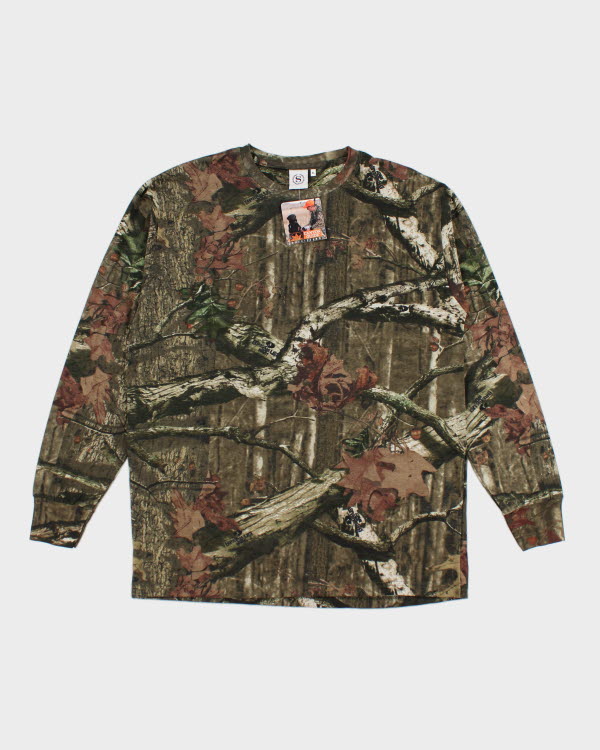 Deadstock Realtree Camouflage Long Sleeve T-shirt - XL
