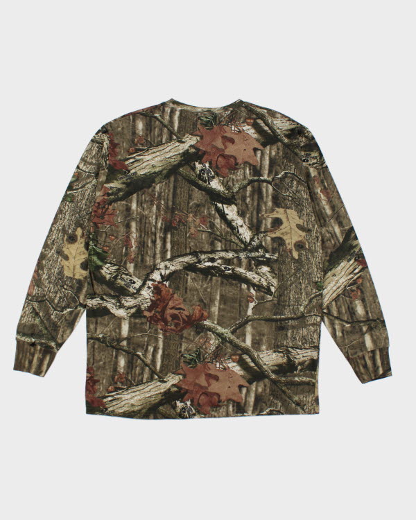 Deadstock Realtree Camouflage Long Sleeve T-shirt - XL