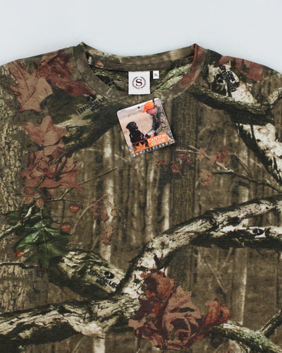 Deadstock Realtree Camouflage Long Sleeve T-shirt - XL