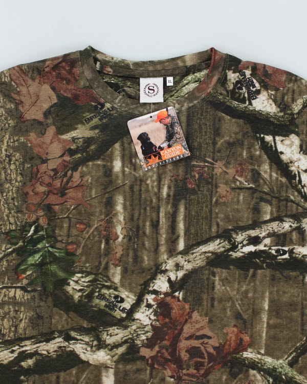 Deadstock Realtree Camouflage Long Sleeve T-shirt - XL