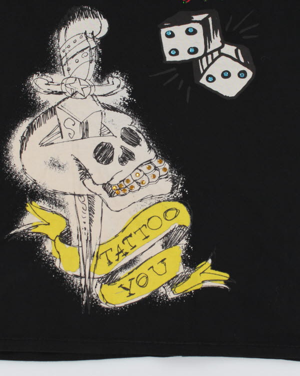 Y2k 00s Ed Hardy Graphic T-shirt - L
