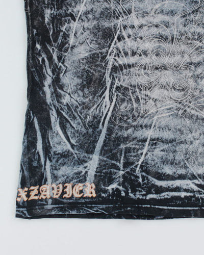 Y2k 00s Xavier Graphic T-shirt - L